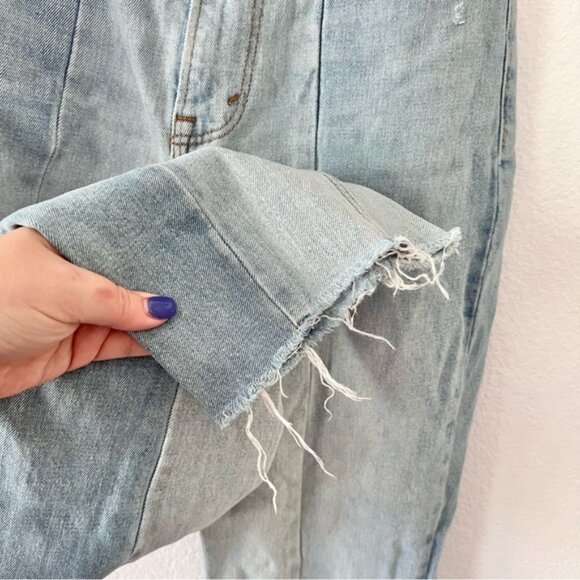 Abercrombie Ankle Straight Ultra High Rise Front Seam Jeans Sz 25/0 - Picture 3 of 5